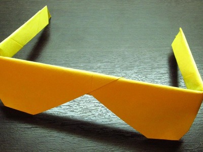 Como hacer unos LENTES DE PAPEL Super Cool | Origamis de papel paso a paso (Muy fácil)