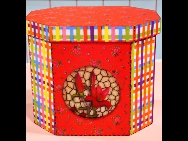 Como hacer arte europeo en cajas para galletitas