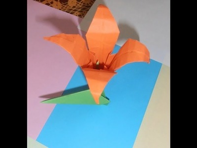 Cómo hacer la flor Iris con papel