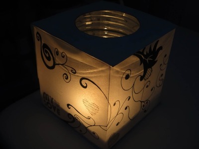 DIY♥Lampara o Portavela