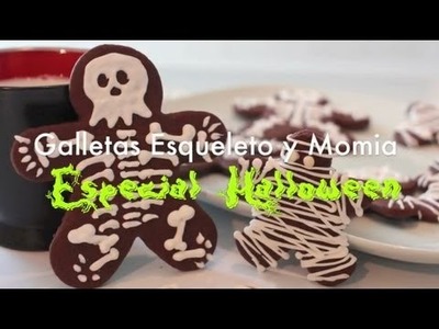 Galletas de Esqueleto y Momia - Recetas para Halloween