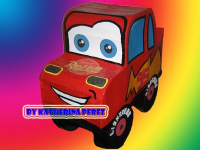CARS PINATA -TIPO TAMBOR