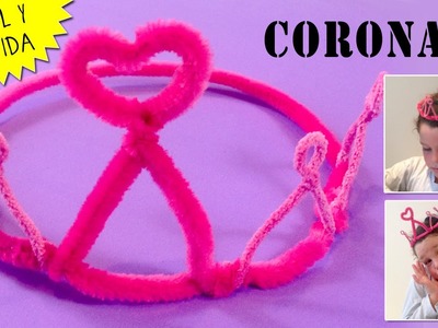 Corona de princesa facil