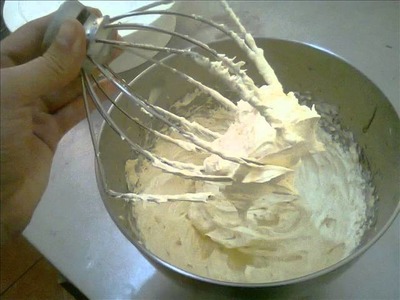 Crema de mantequilla para pastelería