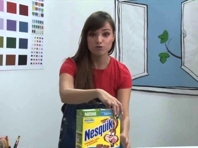 Dominó de caja de cereales - Manualidades Nestlé