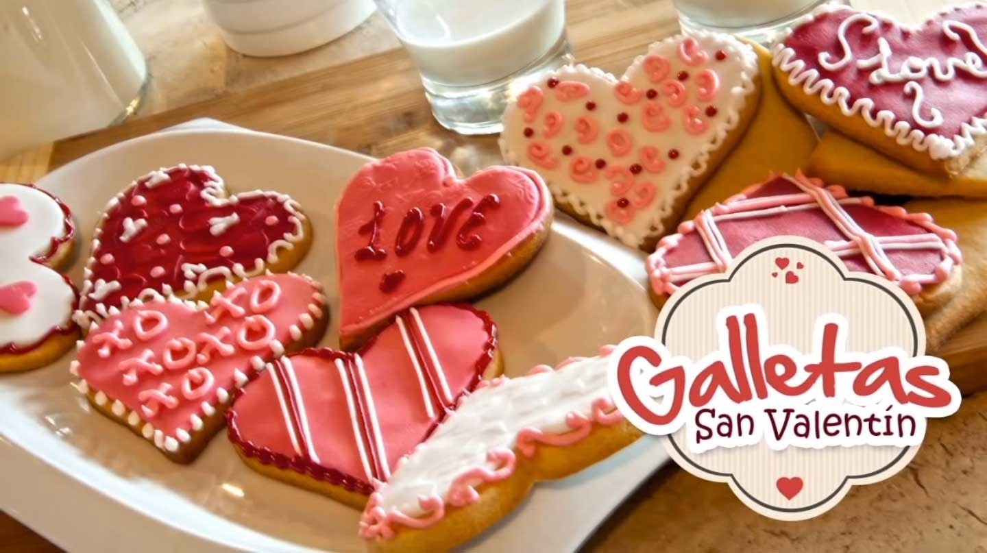 Galletas San Valentín (Cubiertas de Fondant)