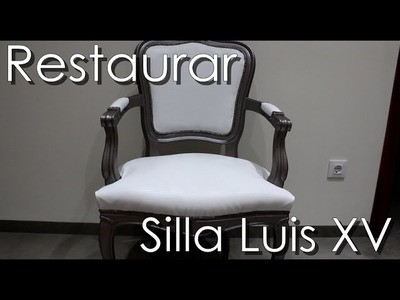 Restaurar silla Luis XV