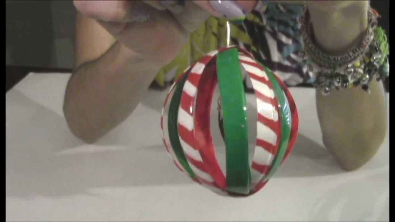 Tutorial Reciclaje: Esfera para el Árbol de Navidad