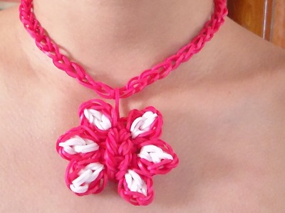 Como Hacer un Collar de Gomitas en Forma de Flor Para el "Dia De Las Madres"