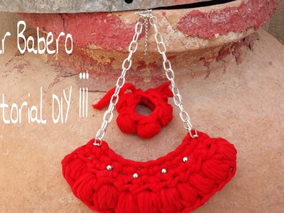 Collar Babero !! Punto Puff ¡¡