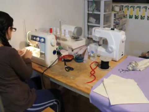 Cómo coser una bolsa de jareta