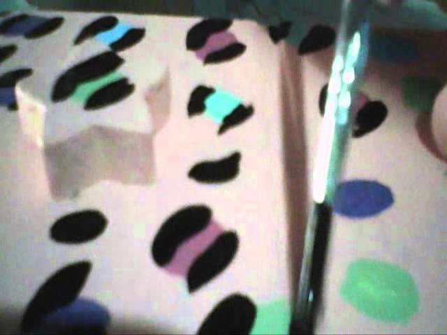 Como hacer manchas tipo leopardo de colores =)
