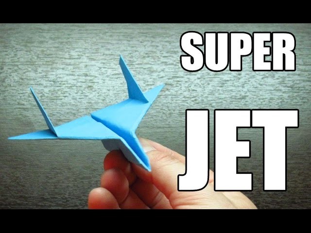 Como hacer un SUPER JET con TURBOS | Aviones de papel paso a paso (Muy facil)