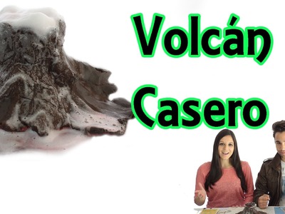 Cómo hacer un volcán casero - Feria de ciencias (Experimentos Caseros)
