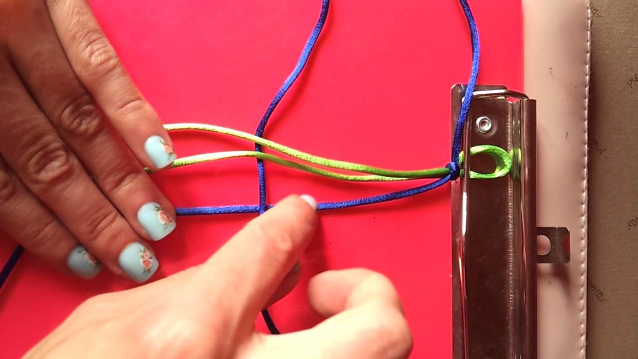 Cómo hacer una pulsera con nudo macramé - Nudo macramé para pulsera