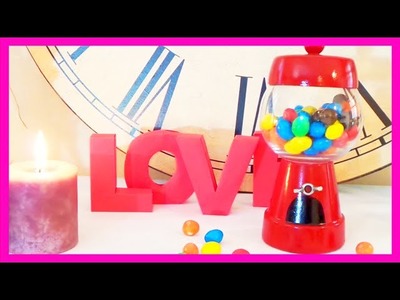 Ideas para regalar San Valentín, máquina de chicles 14 de febrero dia de enamorados Isa ❤️