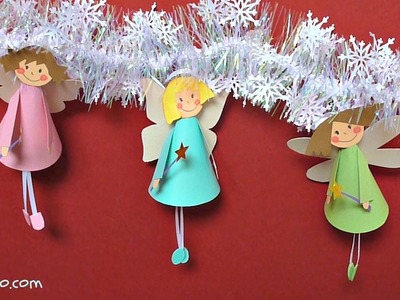 Manualidades para Navidad, Hadas para el Árbol de Navidad, Fairy Christmas Tree Ornaments