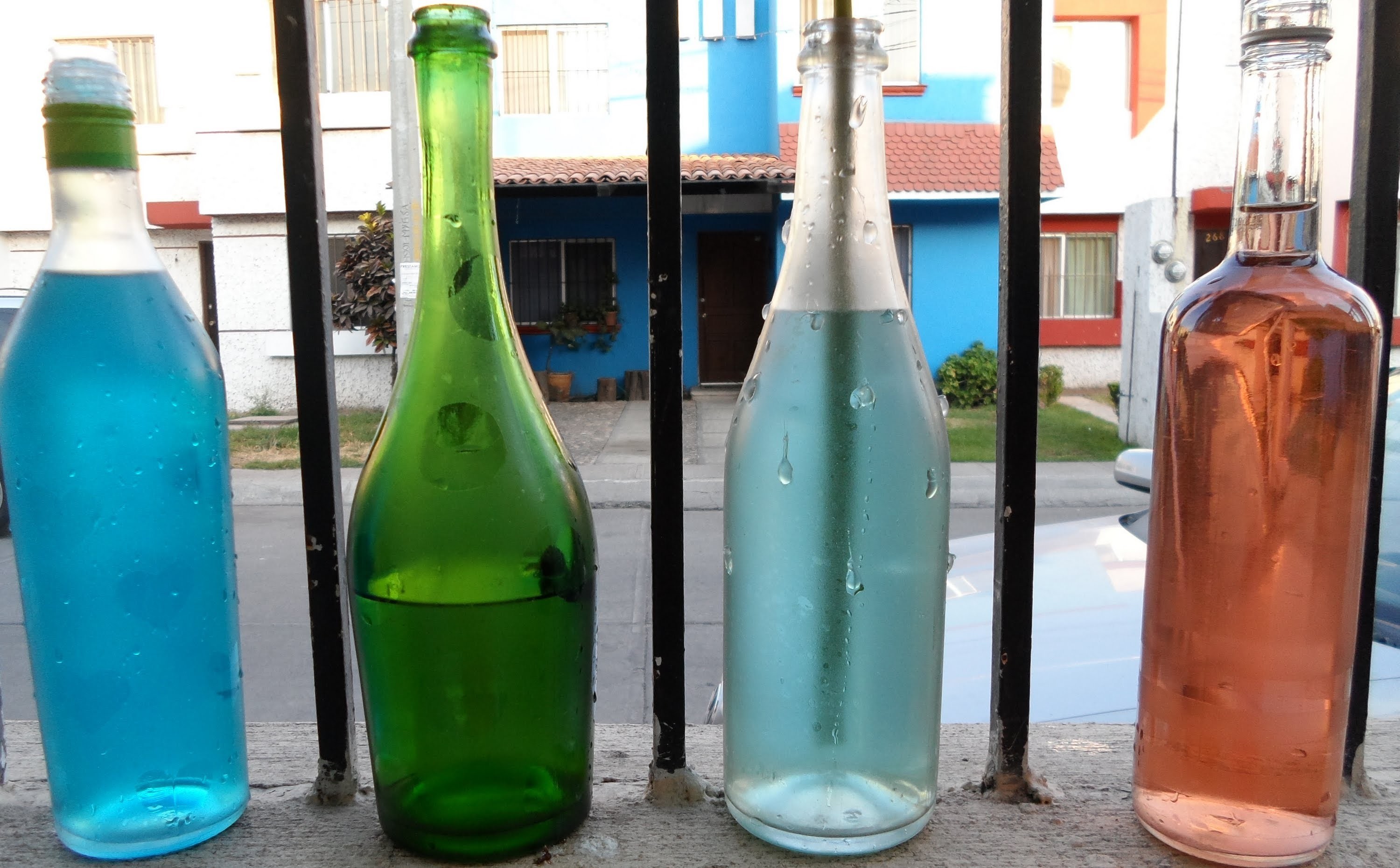 Recicla tus botellas de vidrio
