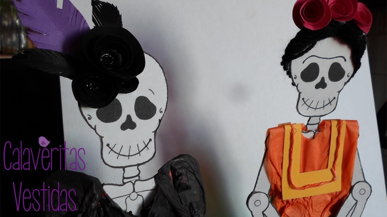 Calaveritas Vestidas [Frida Kahlo] || Entre Calabazas y Catrinas || (Halloween & Día de muertos)