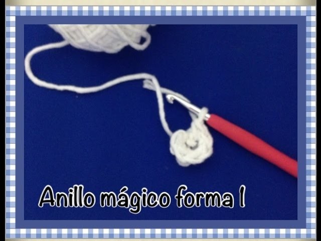 Como hacer  anillo mágico amigurumi facil ( forma 1 )