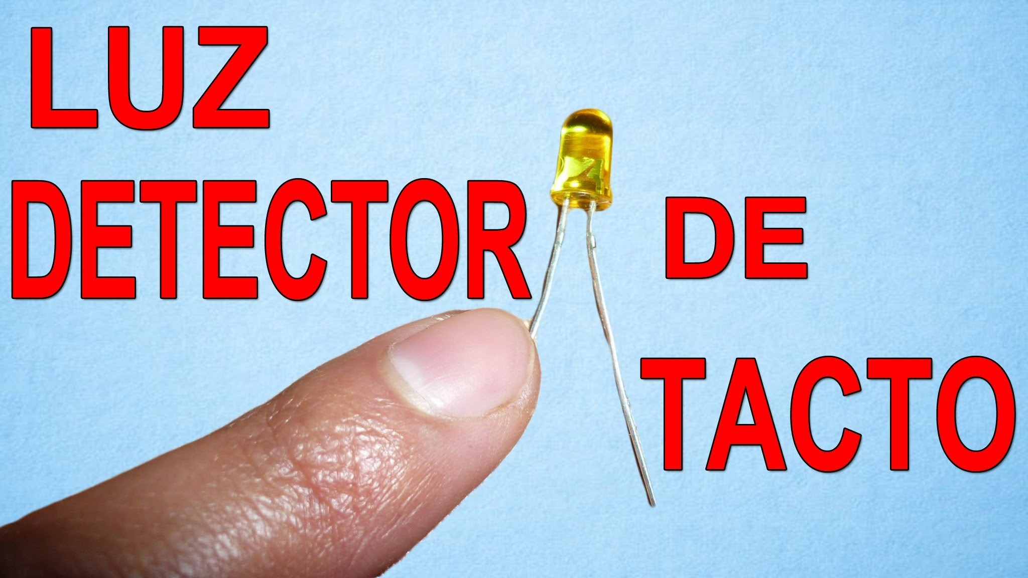 Cómo Hacer Un Detector De Tacto (fácil de hacer)