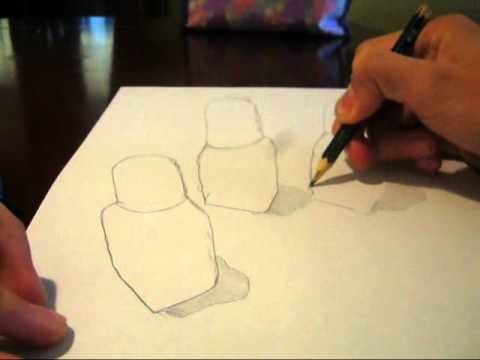 Como hacer un dibujo anamorfico