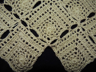 Crochet : Motivo #5. Cuadrado. Uniones