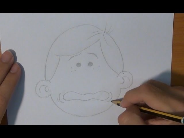 Dibujar una cara de miedo - Draw a scary face