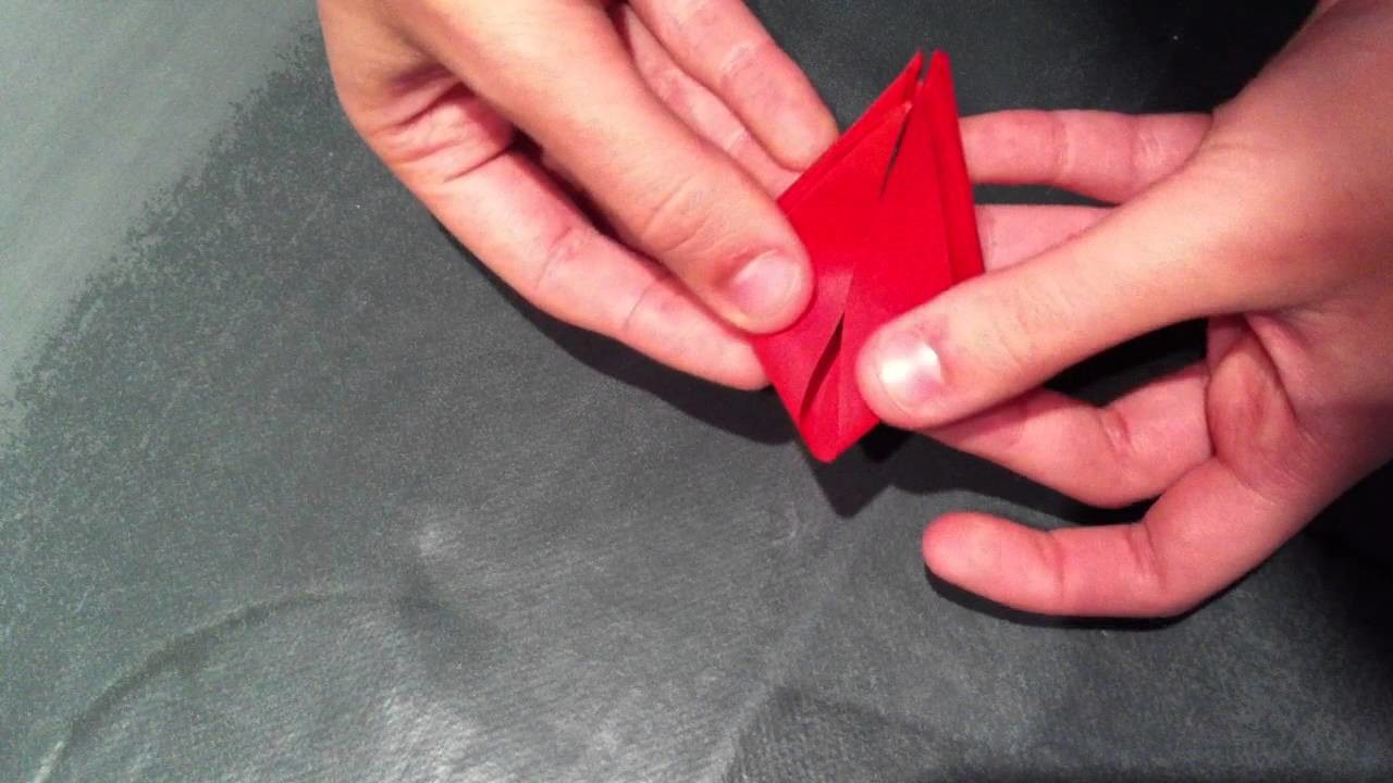 Origami: cómo hacer una flor de papel