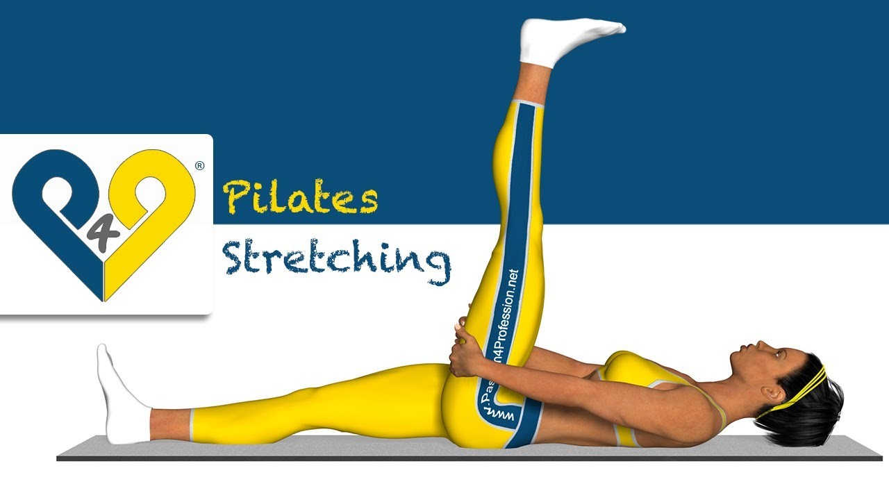 Pilates ejercicio - Estiramiento de los músculos posteriores del muslo