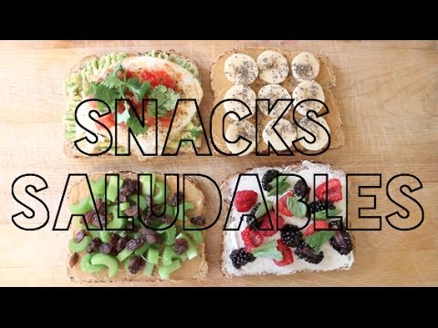 SNACKS SALUDABLES!