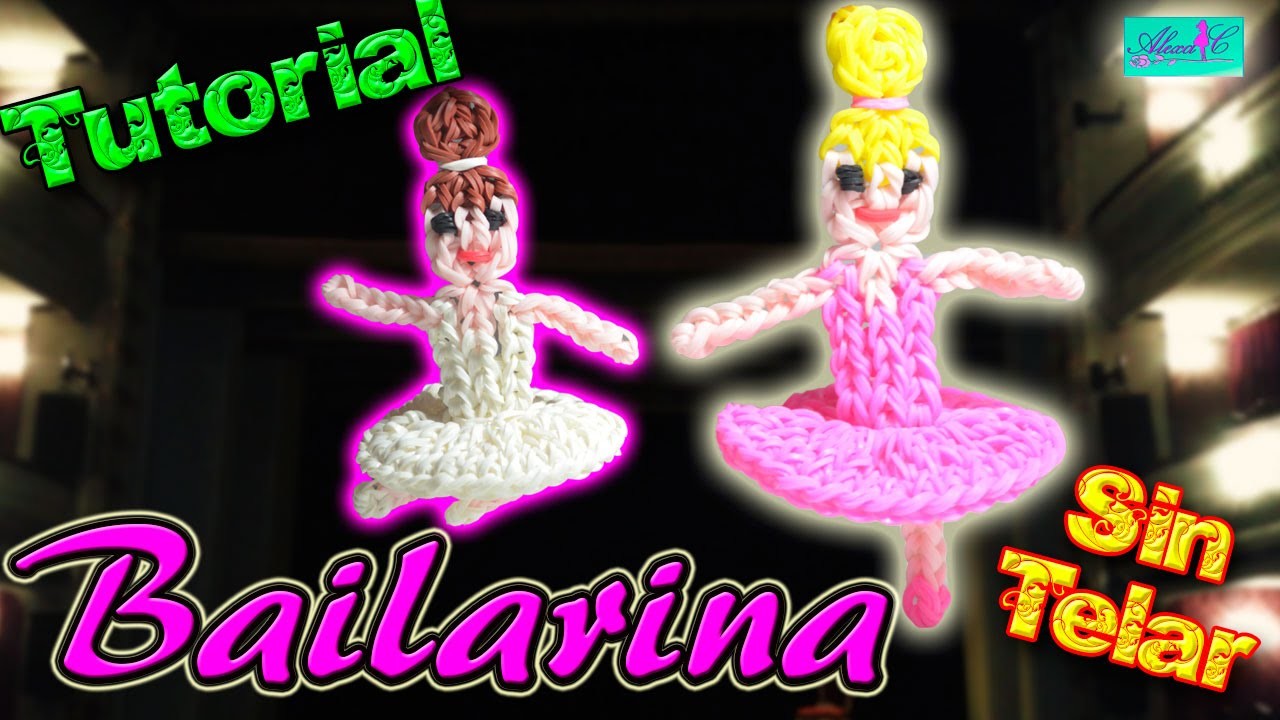 ♥ Tutorial: Bailarina de gomitas en 3D (sin telar) ♥