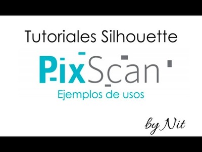 Tutorial usos de PixScan de Silhouette (Español)