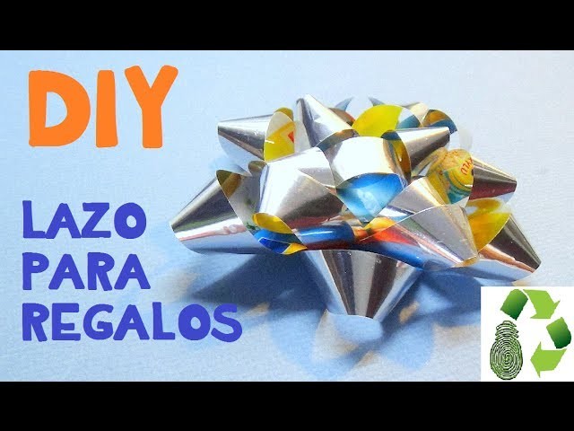 91.  DIY LAZO - MOÑO (RECICLAJE DE PAPEL)