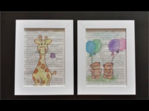 Cómo hacer cuadros originales con hojas de libros | facilisimo.com