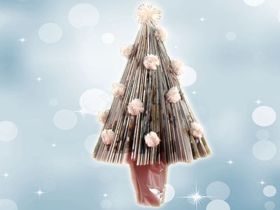 Cómo hacer un árbol de Navidad con una revista
