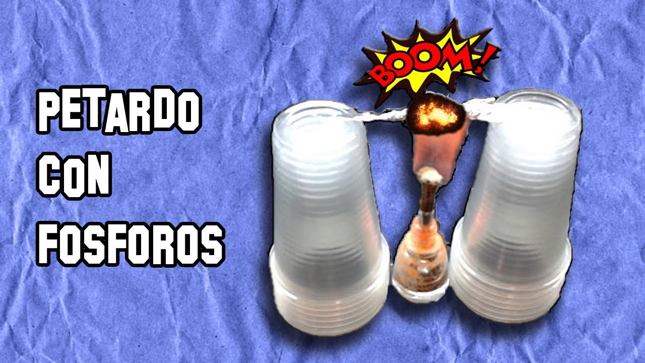 Como Hacer un mini Petardo Casero | How to make a mini Firecracker Home