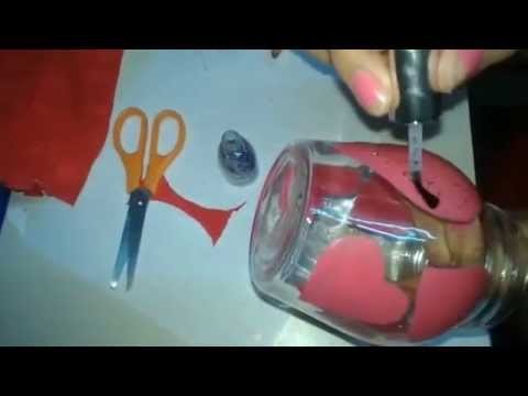 DECORAR Y RECICLAR ENVASE DE VIDRIO