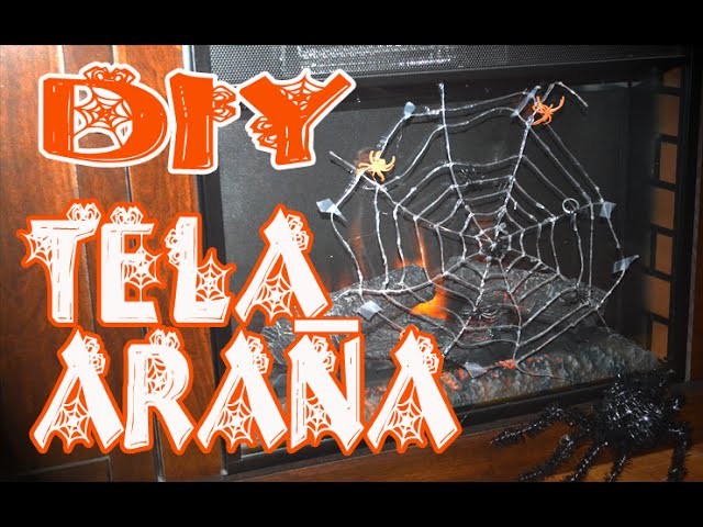 DIY : Como hacer una Tela de Araña - Rápido y Fácil