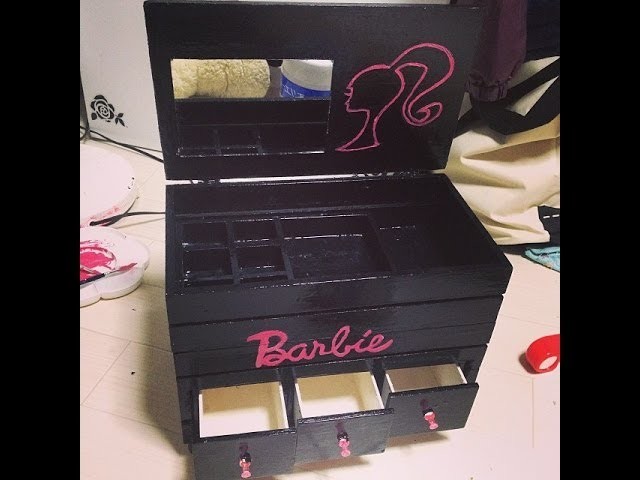 Manualidades: Caja Organizadora De Barbie En Madera (Facil) - JuanCarlos960