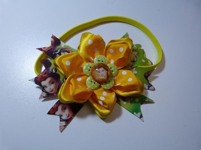 Moños y flores en cinta para decoracion del cabello niñas. accessories for girls tapes