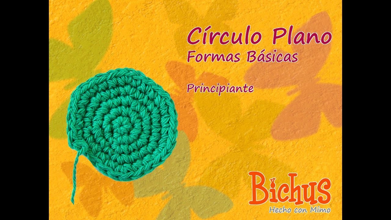 Bichus - Amigurumis Formas Planas - Círculo