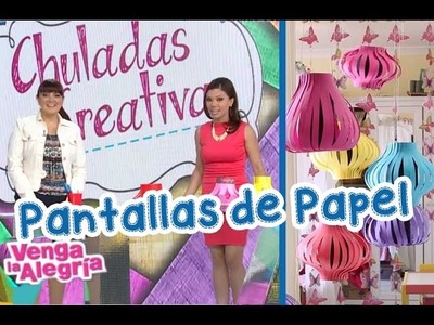 Chuladas Creativas :: Pantallasde de Papel con Tabata Jalil y Sammily