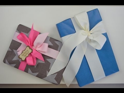 Cómo envolver regalos sin adhesivos