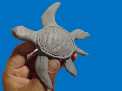 Como hacer una tortuga de plastilina. How to make a clay turtle