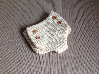Cómo tejer con telar unos pantalones para bebé - cubre pañales (Tutorial DIY)