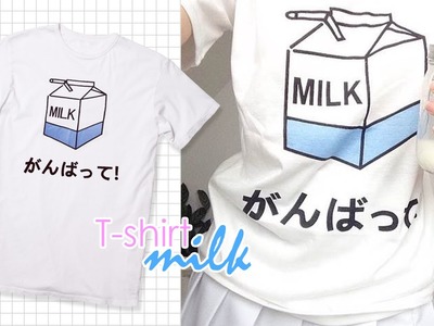 DIY: Camisa Leche | Milk T-shirt