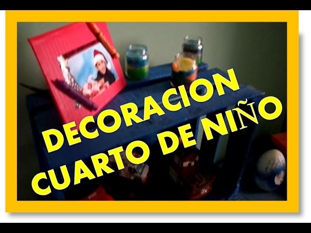 *DIY* decoracion para cuarto de niño (reciclando)