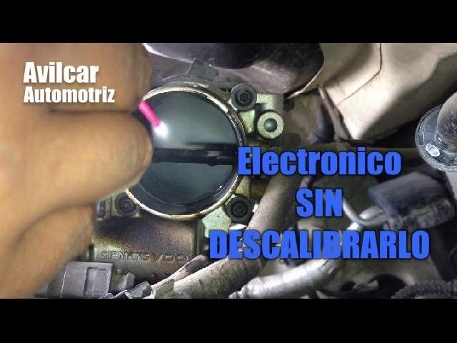 Electronico Cuerpo De Aceleracion Limpiar Sin Descalibrar Avilcar