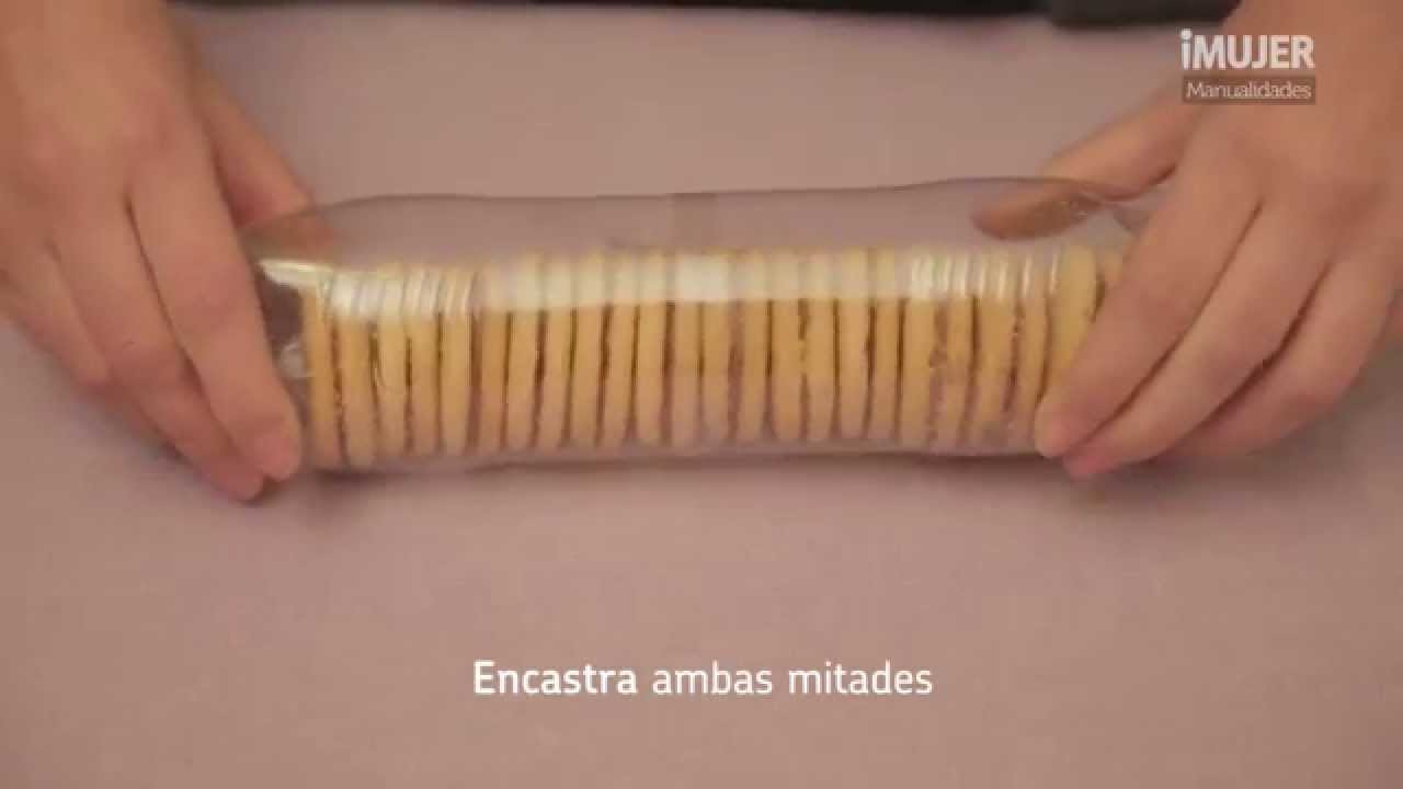 Empaque de galletitas con botellas | Reciclaje de botellas | @iMujerHogar